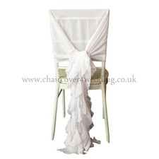 100 White Chiavari Chair Cover