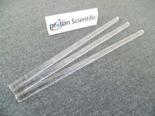 150mm glass stir rods - 3,