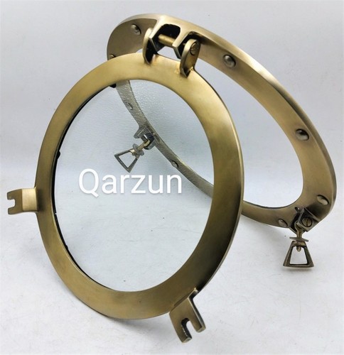 Brass porthole nautical - brass,