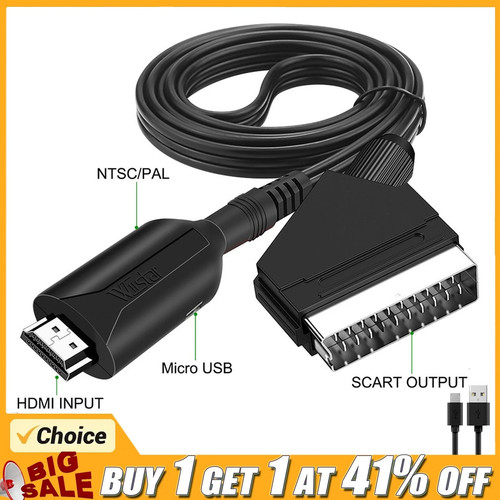 Scart hdmi converter cable - to,