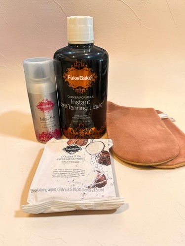 Fake bake instant self - instant, tanning