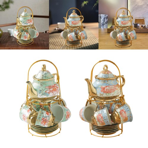 Ceramic tea set with - ceramic, teapot