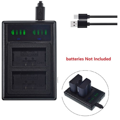 Usb dual battery charger for - battery,