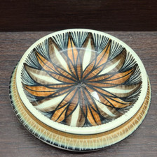 Jersey pottery small decorative plate pin coin dish 11cm 1st