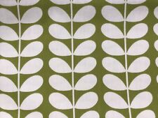 Orla Kiely Linear Solid Stem in Pear Green Cotton Fabric New Assorted Sizes