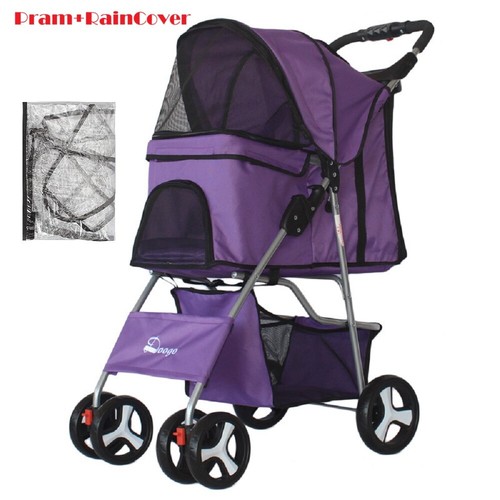 Pet stroller dog cat - pet, puppy