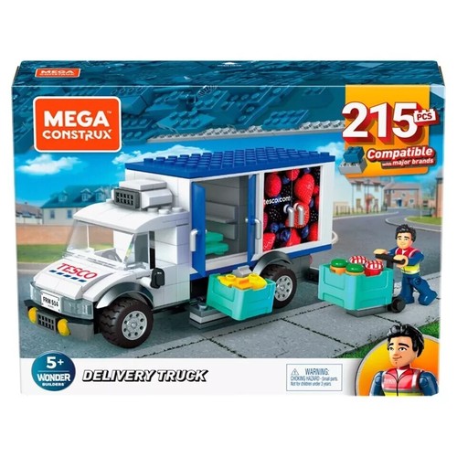 Tesco delivery truck van - tesco, brick