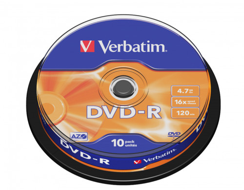 Verbatim dvd 7gb x16 - verbatim, azo