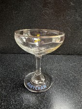Babycham glass with yellow