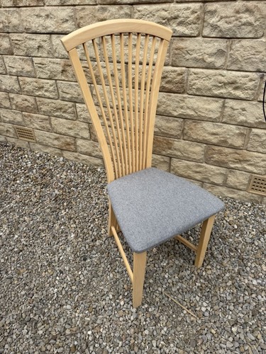 Dining chairs grey cushion - x,