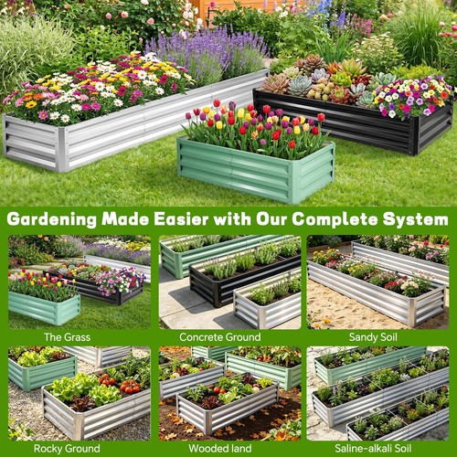 Garden metal raised vegetable - garden,