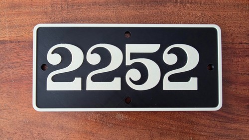 Replica gwr cab side number - replica,