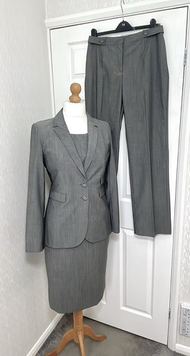 Hobbs grey piece suit - grey, wool