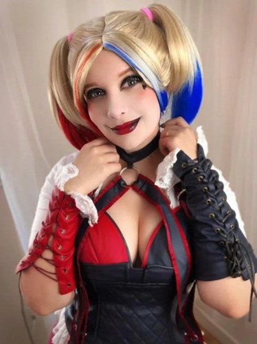 Womens harley quinn - quinn, wig