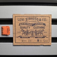 Vintage Levi's 611 Orange Tab