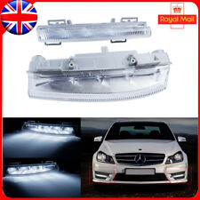 Pair Front Bumper LED Fog Daytime Running Light N/S For Mercedes W204 W212 C207