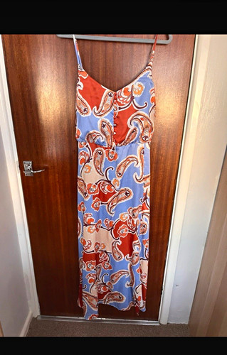 Next satin paisley slip - satin, dress