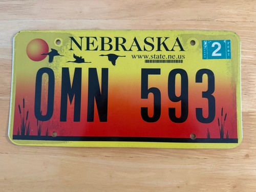 Vintage nebraska number plate - vintage,