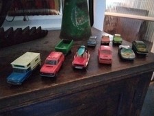 majorette vintage diecast vehicles (10 + a trailer)