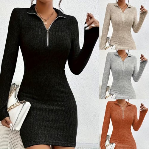 Womens ribbed long - ribbed,