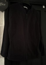 Tu Black zip up fleece jacket