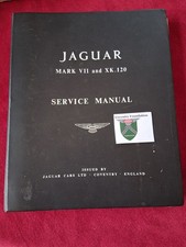 Original Jaguar Mark VII & XK120 Service Manual w/ Supplement