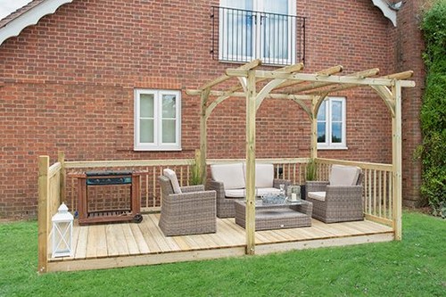 Forest 8m wood pergola - forest, x
