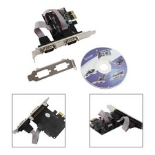 PCIE To RS232 2-Port Serial