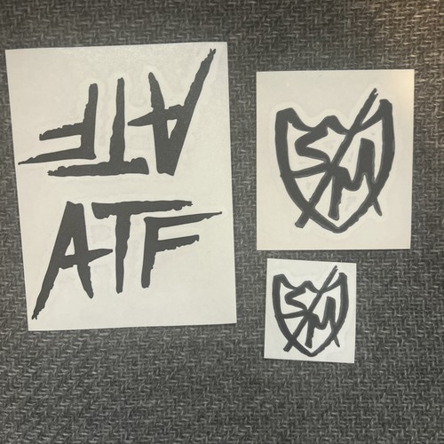 Atf frame sticker - frame, white