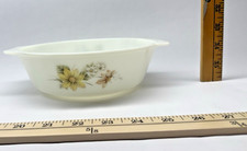 Pyrex Autumn Glory Milk Glass