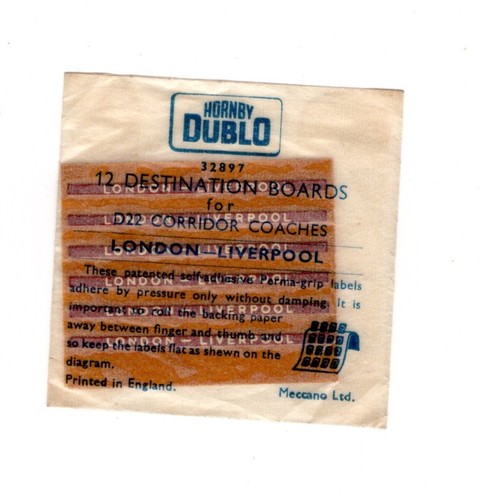 Hornby dublo london liverpool - hornby,