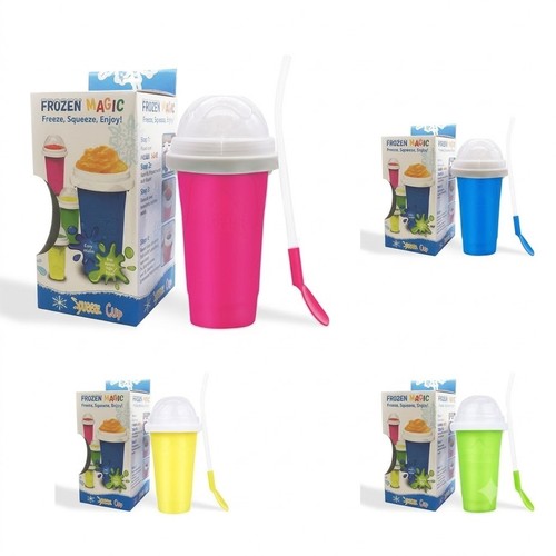 Slushy cup maker squeeze - maker,