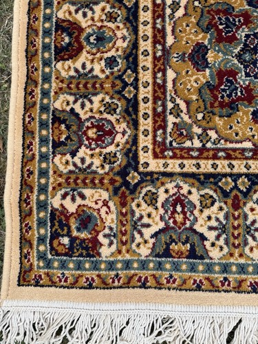 Handmade persian silk and - silk, wool