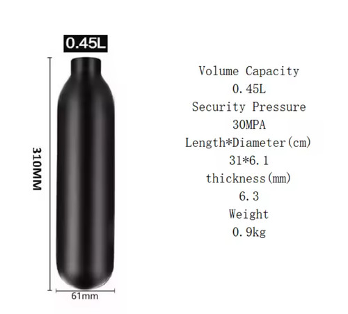 Hpa 4500psi 300bar scuba round - hpa,
