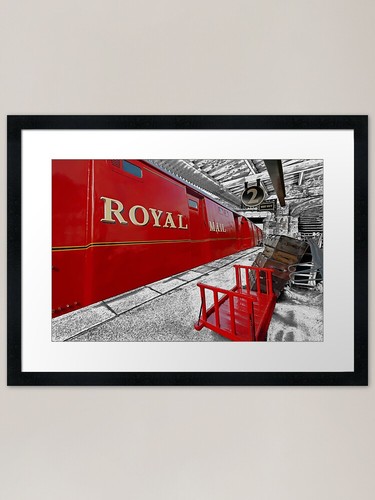 Yesterday railway framed - yesterday's,
