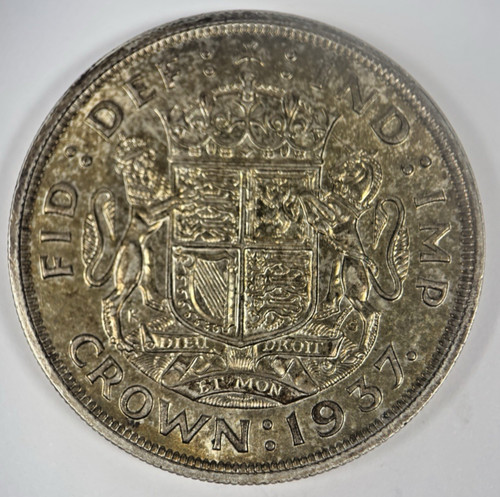 1937 george silver crown - silver,