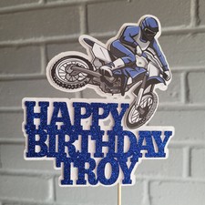 Personalised motocross cake