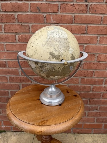 Vintage style world globe - style, on