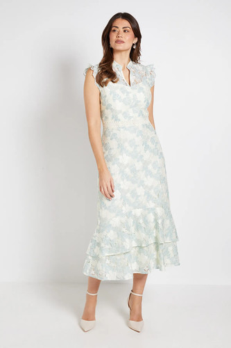 Wallis mint fit flare - mint,
