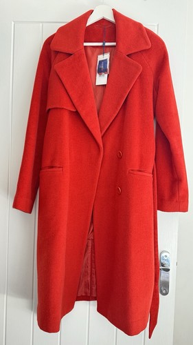 Burnt orange wool - burnt,