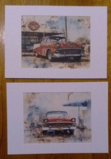 Set of 2 USA vintage Rusty