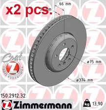 X2 PCS FRONT BRAKE DISC ROTOS