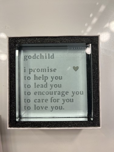 Spaceform godchild paperweight - godchild,