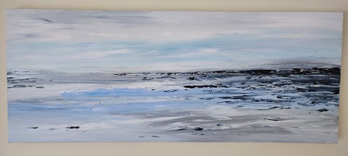Large abstract seascape - abstract,