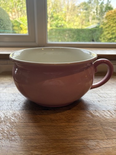 Vintage pink chamber pot - chamber,