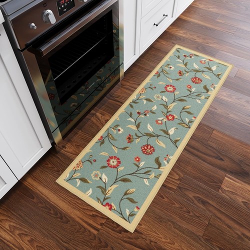 Machine washable floral leaves - floral,