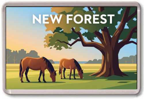 Fridge magnet new forest - fridge,