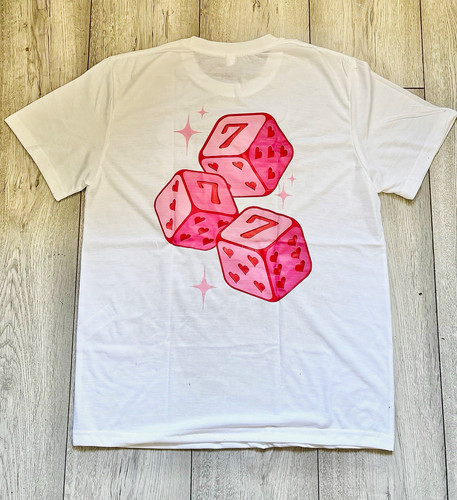 Y2k dice print - t, mens