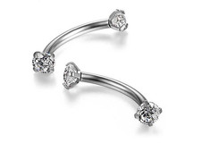 Curved Eyebrow Bar Barbell