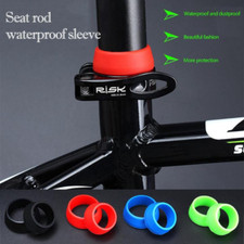 Bike seat post rubber ring